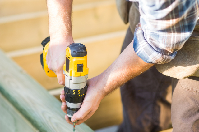 Carpenter Building Deck